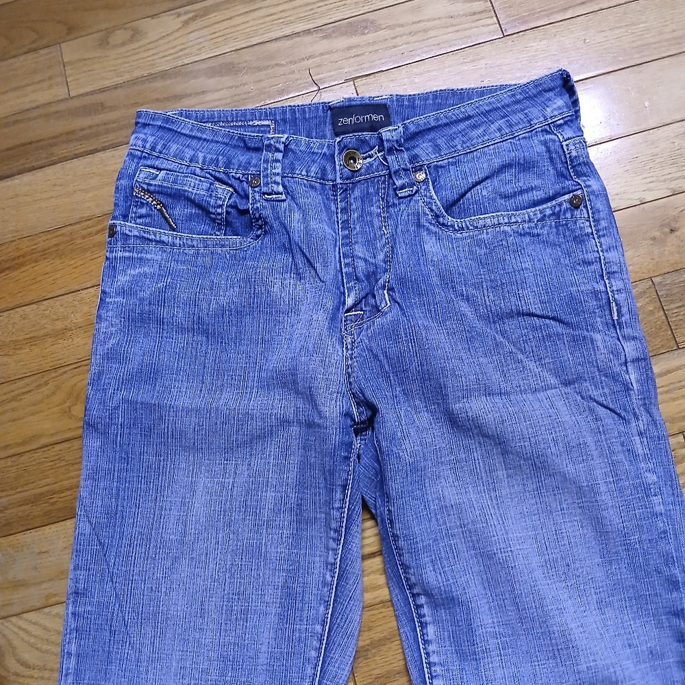 Zenformen Blue Denim Jeans W14 R9 L 27 - Picture 2 of 6